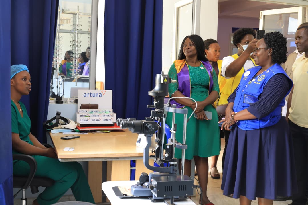 District Governor Visits Lions Club of Mukono Host